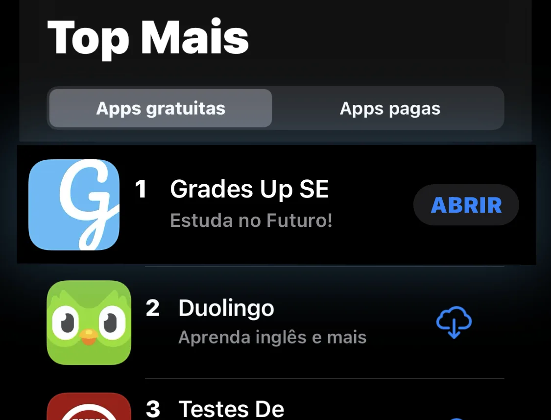 Pré-visualização do projeto Grades Up